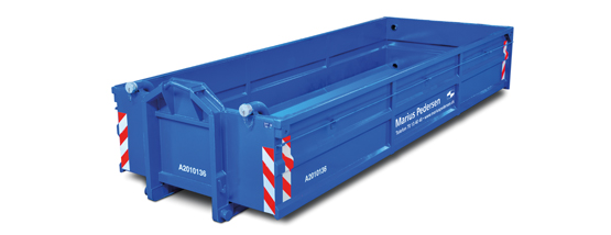 Lej åben maxi container til byggeaffald m.m.